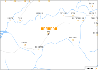 map of Bobandu