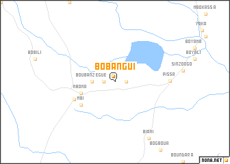 map of Bobangui