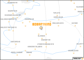 map of Bobarykino