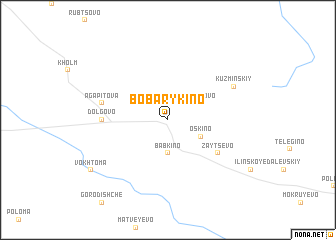 map of Bobarykino