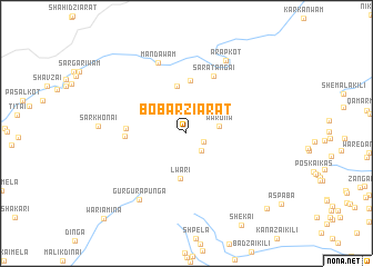 map of Bōbar Ziārat