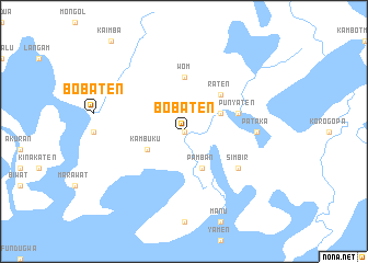 map of bobaten