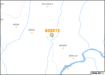 map of Bobate