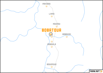 map of Bobatoua