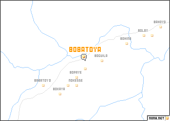 map of Bobatoya