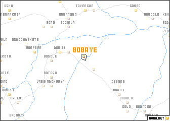 map of Bobaye