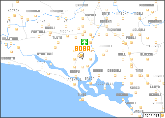 map of Boba