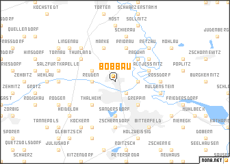 map of Bobbau