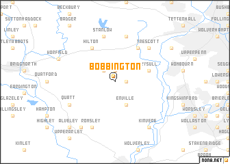 map of Bobbington