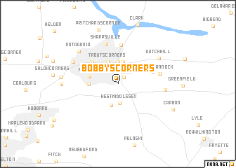 map of Bobbys Corners