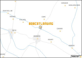 map of Bobcat Landing