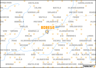 map of Bóbeda