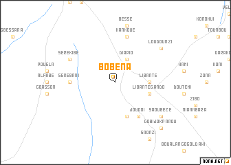 map of Bobéna