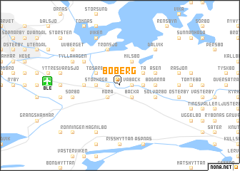 map of Boberg