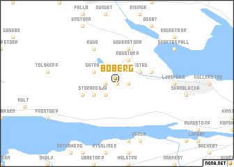 map of Boberg