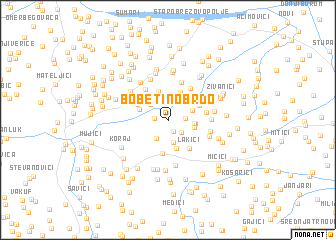 map of Bobetino Brdo