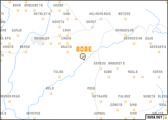 map of Bobē