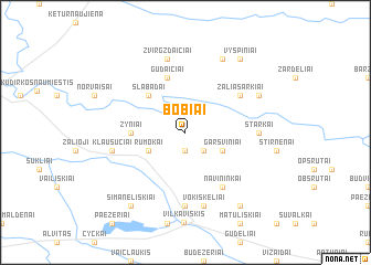 map of Bobiai