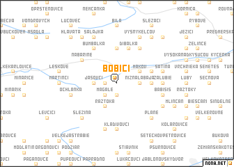 map of Bobíci