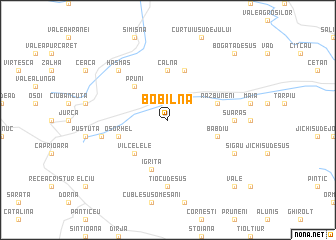 map of Bobîlna