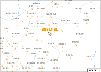 map of Boblabli