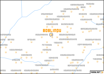 map of Boblinou