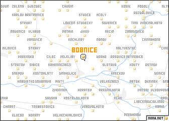 map of Bobnice