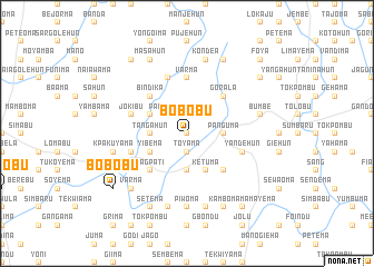 map of Bobobu