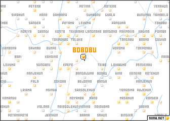 map of Bobobu