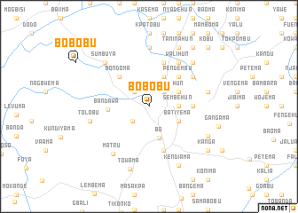 map of Bobobu