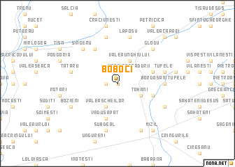 map of Boboci