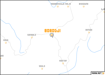 map of Bobodji