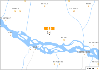 map of Bobo II