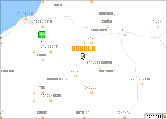 map of Bobola