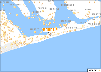 map of Bobolé