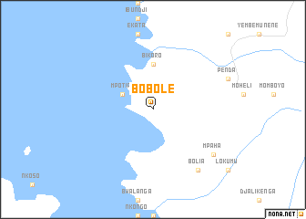 map of Bobole