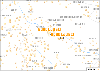 map of Boboljusci