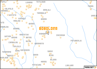 map of Bobolora