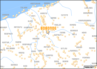 map of Bobonoe