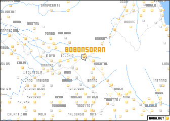 map of Bobonsoran