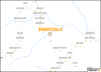 map of Bobonzoulé