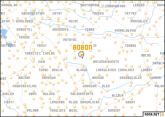 map of Bobon