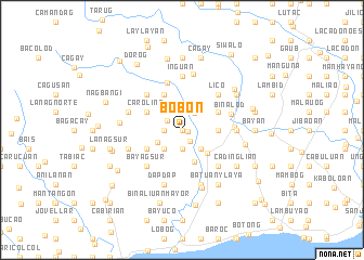 map of Bobon