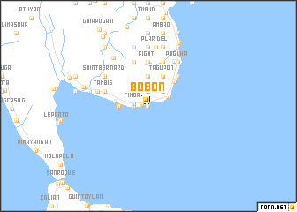 map of Bobon