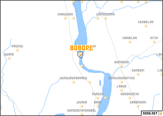 map of Bobore