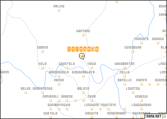 map of Boboroko