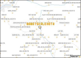 map of Bobotská Lehota