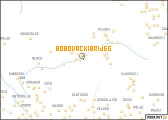 map of Bobovački Brijeg