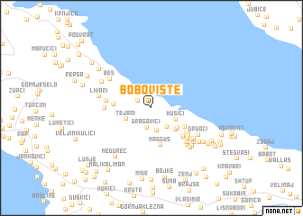 map of Bobovište