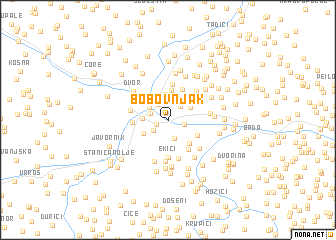 map of Bobovnjak